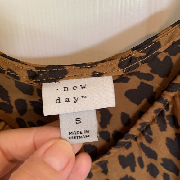 Slip Dress Leopard Print Summer Dress Size Small - Picture 6 of 10